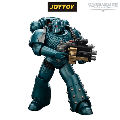 JoyToy Warhammer The Horus Heresy Action Figure - Alpha Legion, Headhunter, with Banestrike Combi-Bolter and Power Dagger (1/18 Scale) Preorder
