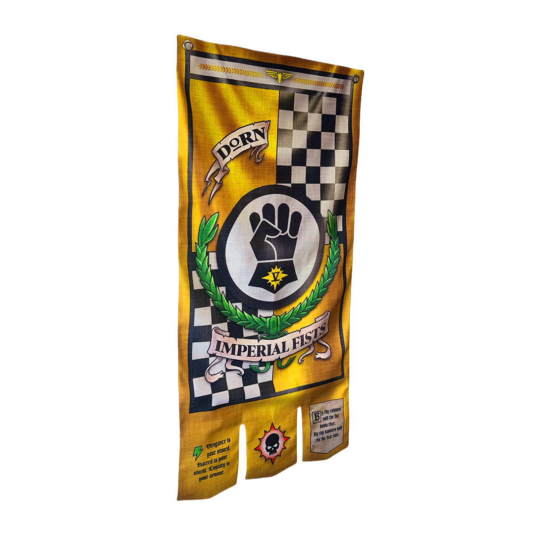 Warhammer 40,000: Imperial Fists 5th Company Banner - Preorder