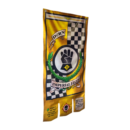 Warhammer 40,000: Imperial Fists 5th Company Banner - Preorder