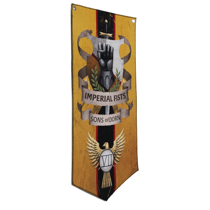 Imperial Fists Banner Side View