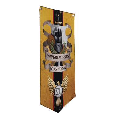 Imperial Fists Wall Banner Side View