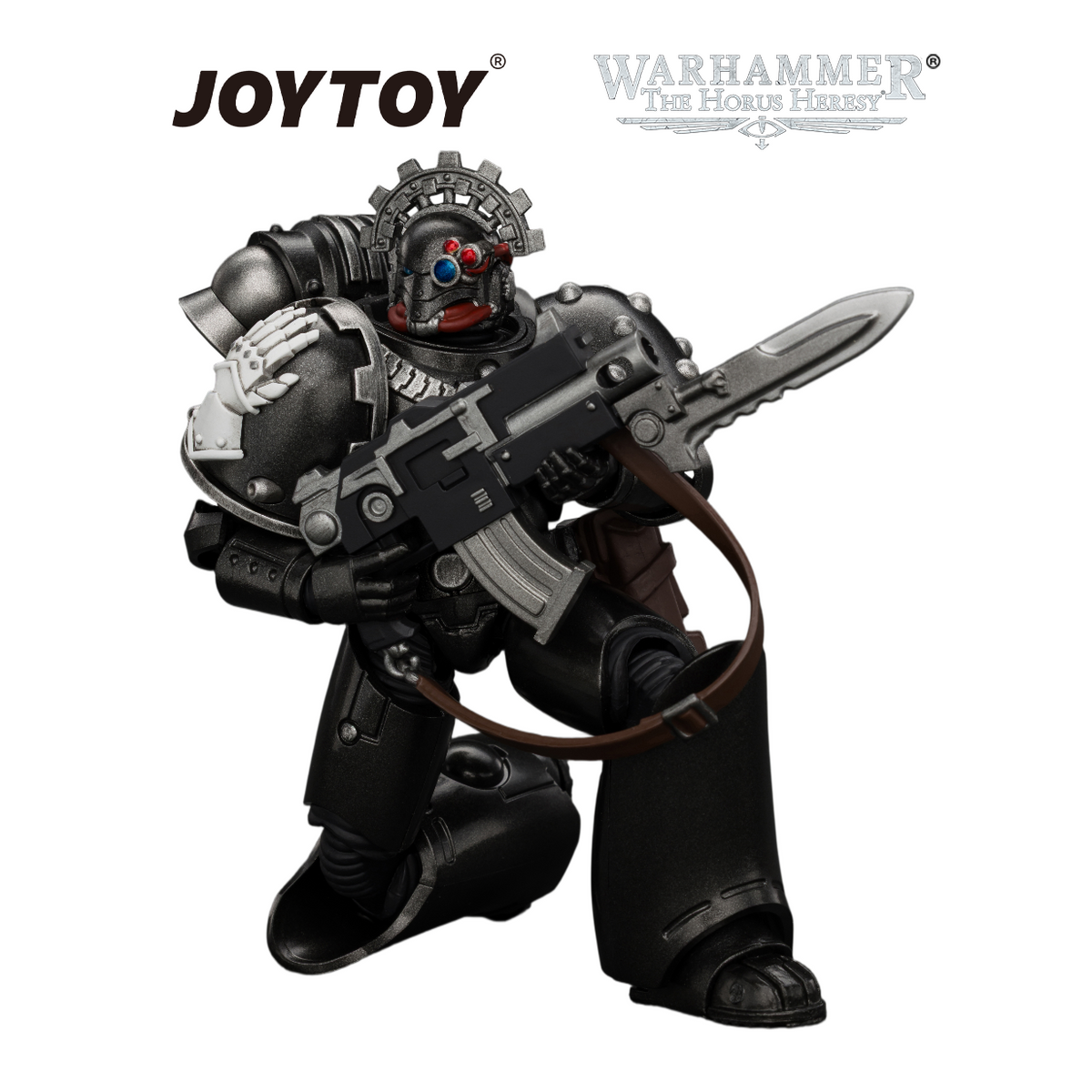 JOYTOY Warhammer The Horus Heresy - Iron Hands, MKVI Tactical Sergeant (1/18 Scale) Preorder
