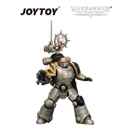 JOYTOY Warhammer The Horus Heresy - Iron Warriors, MkII Legionary 2 with Bolter and Bolt Pistol (1/18 Scale) Preorder