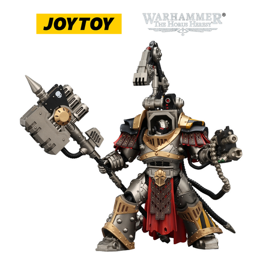 JOYTOY Warhammer The Horus Heresy - Iron Warriors, Warsmith with Graviton Crusher Hammer (1/18 Scale) Preorder