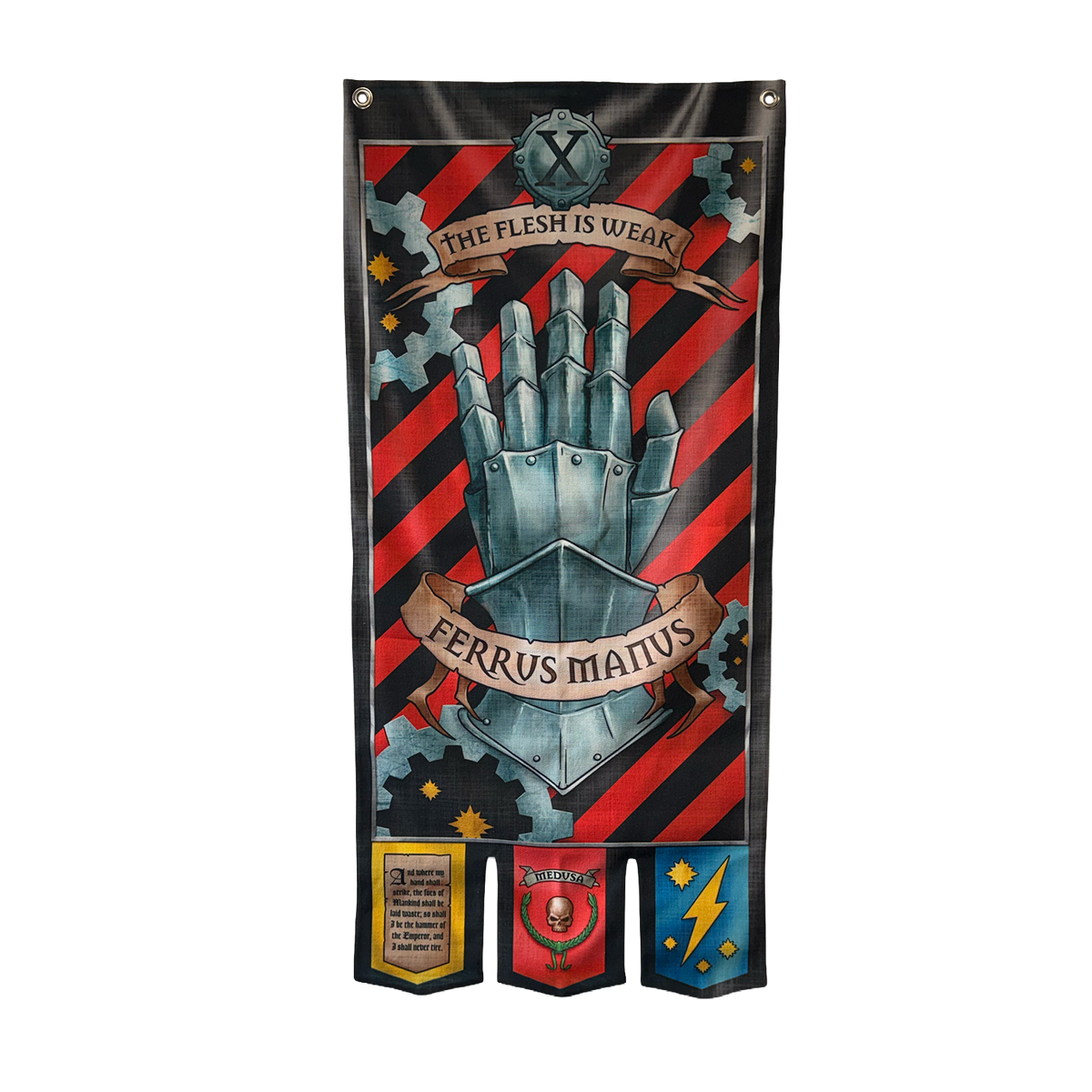 Warhammer 40,000: Iron Hands Chapter Banner - Preorder