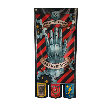 Warhammer 40,000: Iron Hands Chapter Banner - Preorder