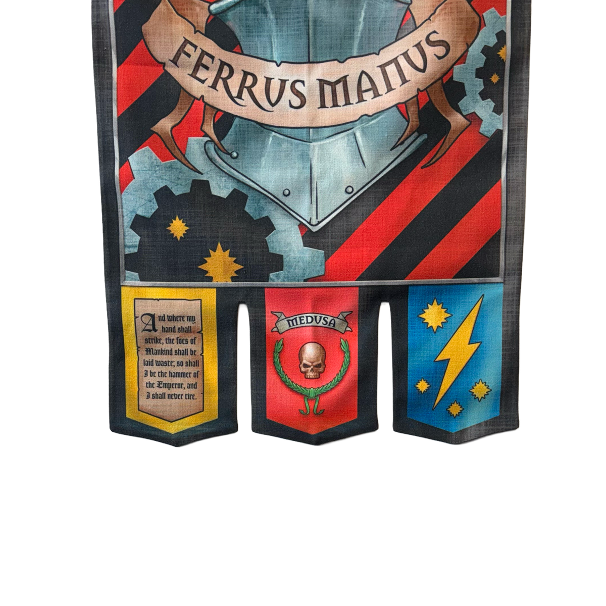 Warhammer 40,000: Iron Hands Chapter Banner - Preorder