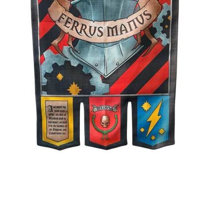 Warhammer 40,000: Iron Hands Chapter Banner - Preorder