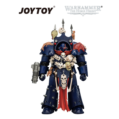 JOYTOY Warhammer The Horus Heresy - Night Lords, Legion Praetor in Tartaros Terminator Armour with Volkite Charger, Headsman’s Axe & Trophies of Judgement (1/18 Scale)