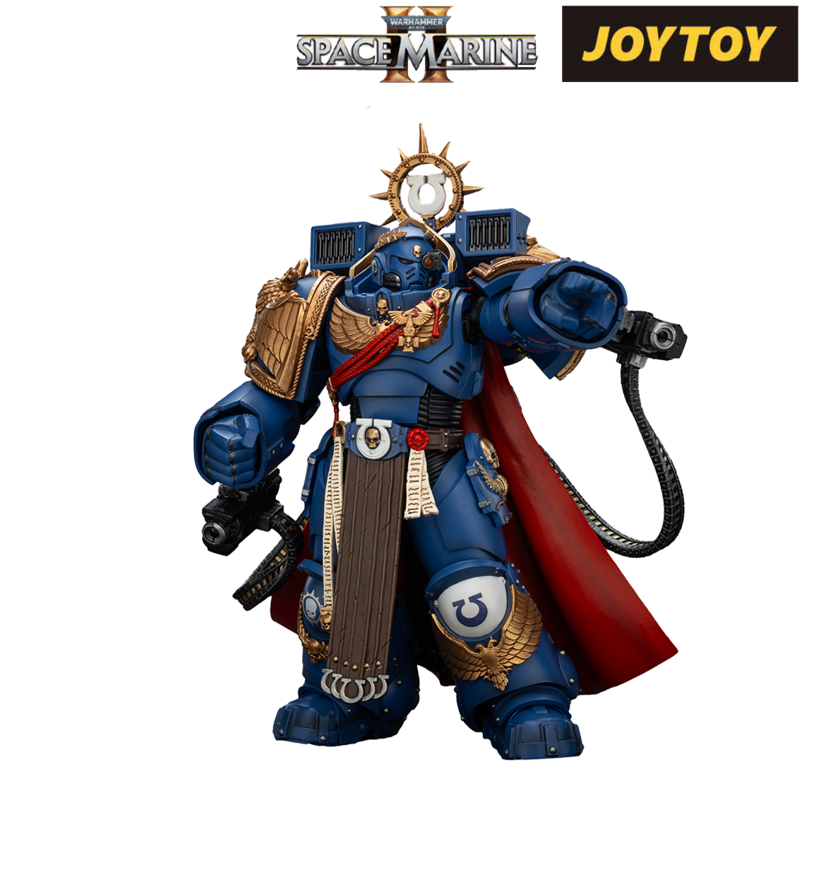 Ultramarines, Marneus Calgar, Chapter Master with MkX Gravis Armour an ...