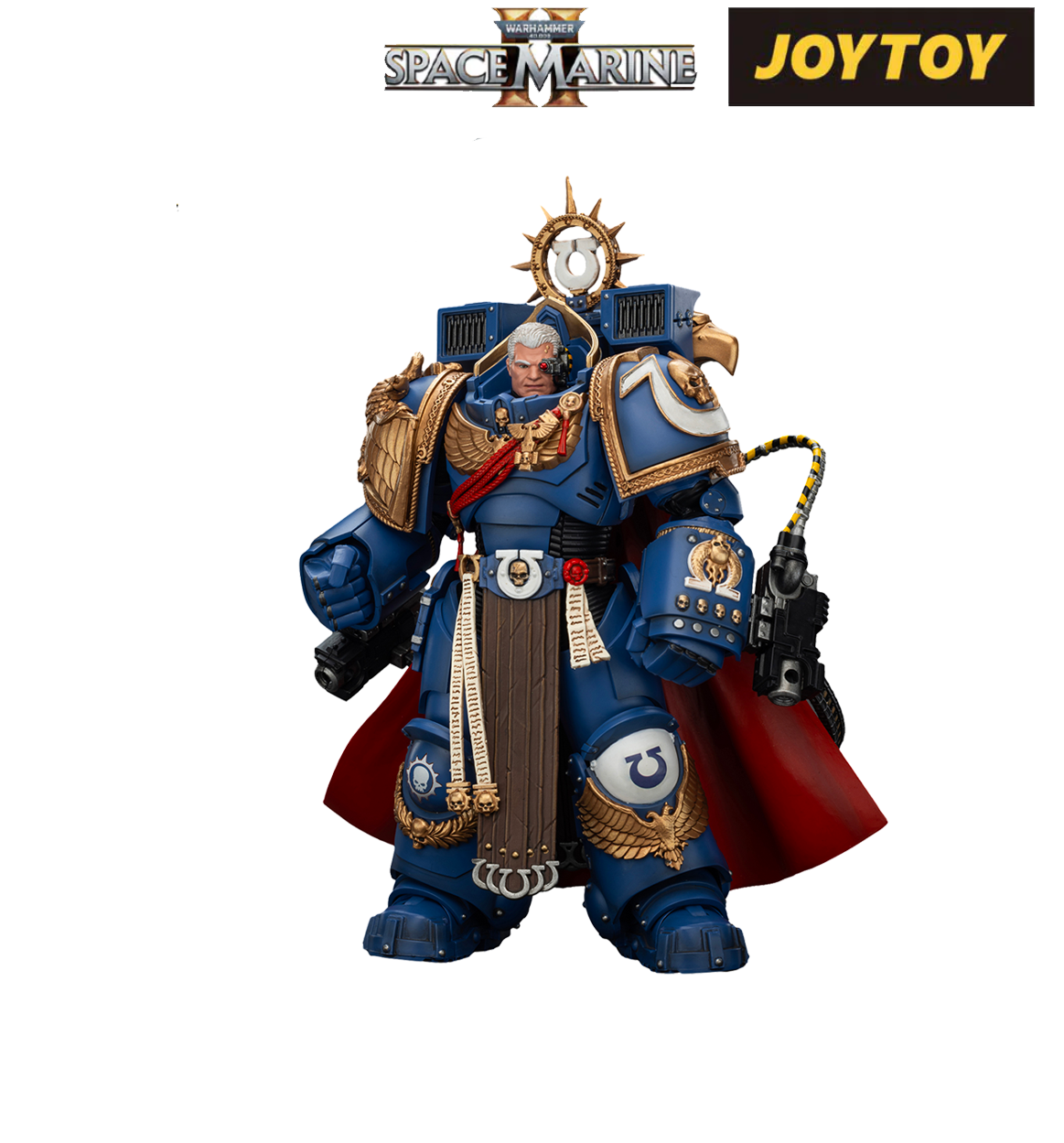 Ultramarines, Marneus Calgar, Chapter Master with MkX Gravis Armour an ...