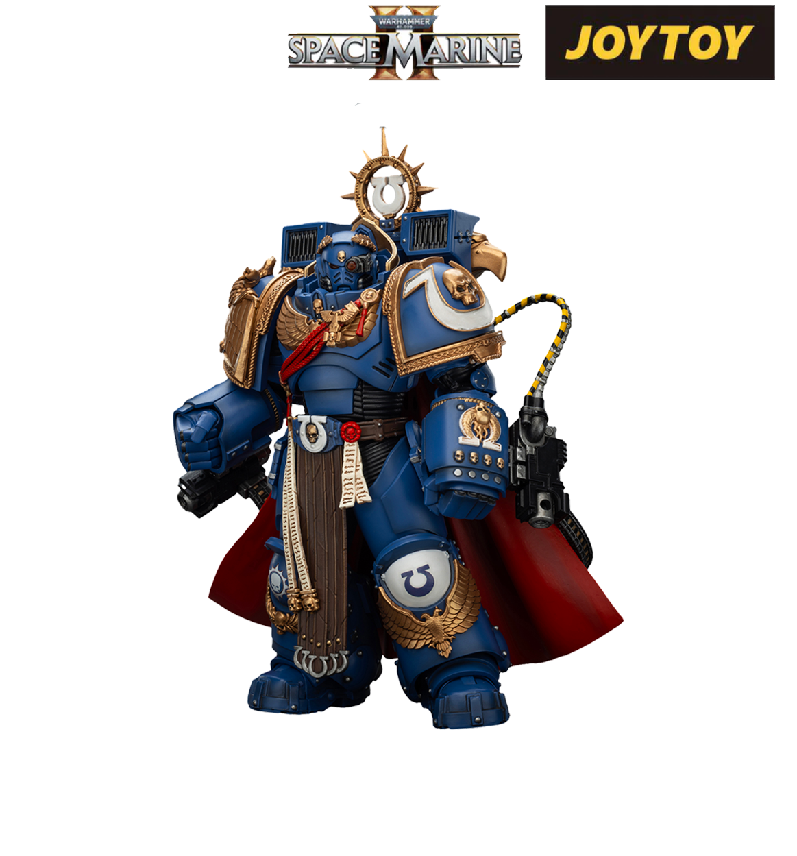 Ultramarines, Marneus Calgar, Chapter Master with MkX Gravis Armour an ...