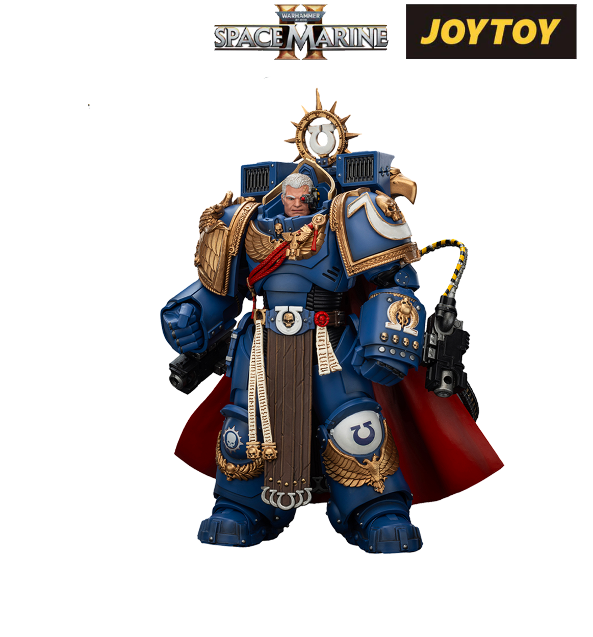 Ultramarines, Marneus Calgar, Chapter Master with MkX Gravis Armour an ...
