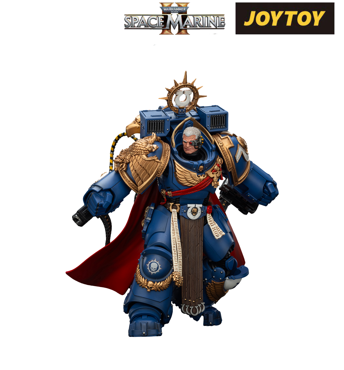 Ultramarines, Marneus Calgar, Chapter Master with MkX Gravis Armour an ...