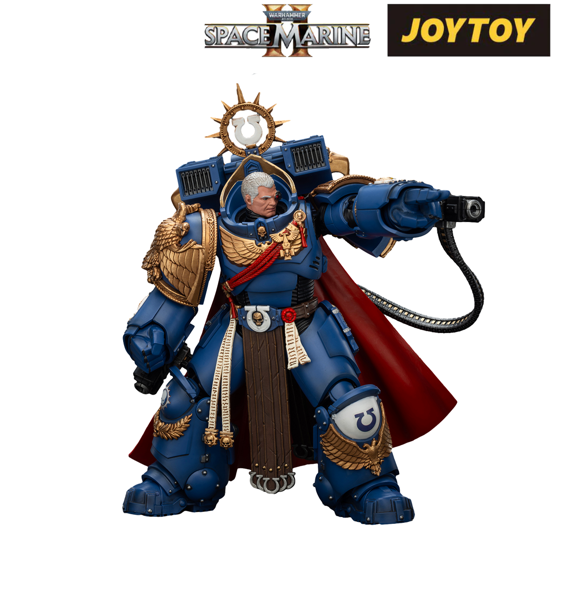 Ultramarines, Marneus Calgar, Chapter Master with MkX Gravis Armour an ...