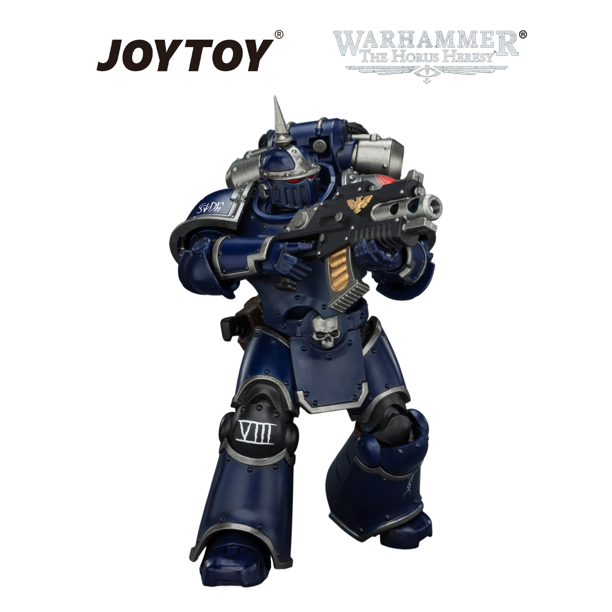 JOYTOY Warhammer The Horus Heresy - Night Lords, MKIII Tactical Legionary with Bolter and Bolt Pistol (1/18 Scale)
