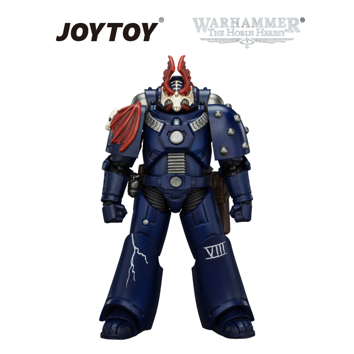 JOYTOY Warhammer The Horus Heresy - Night Lords, MKVI Tactical Legionary with Bolter, Plasma Pistol, Bolt Pistol & Power Sword (1/18 Scale)