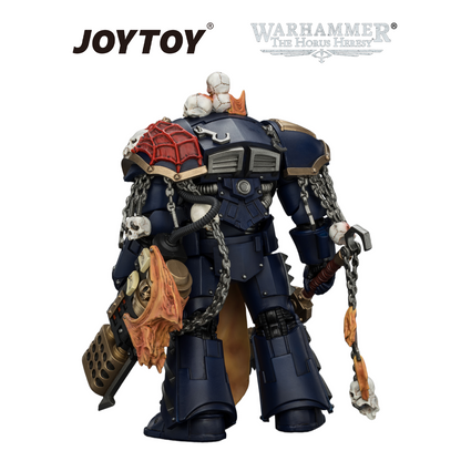 JOYTOY Warhammer The Horus Heresy - Night Lords, Contekar Terminator Dissident with Chainblade & Heavy Flamer (1/18 Scale) Preorder