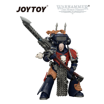 JOYTOY Warhammer The Horus Heresy - Night Lords, Legion Praetor with Jump Pack, Bolt Pistol and Chainglaive (1/18 Scale) Preorder