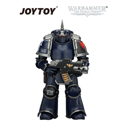 JOYTOY Warhammer The Horus Heresy - Night Lords, MKIII Tactical Legionary with Bolter and Bolt Pistol (1/18 Scale) Preorder