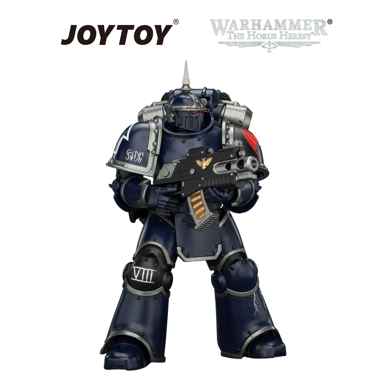 JOYTOY Warhammer The Horus Heresy - Night Lords, MKIII Tactical Legionary with Bolter and Bolt Pistol (1/18 Scale) Preorder