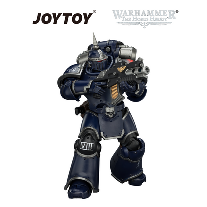 JOYTOY Warhammer The Horus Heresy - Night Lords, MKIII Tactical Legionary with Bolter and Bolt Pistol (1/18 Scale) Preorder