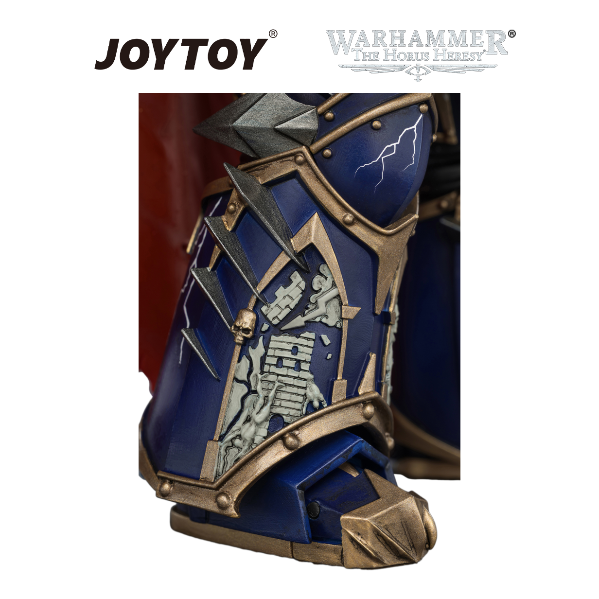 JOYTOY Warhammer The Horus Heresy - Night Lords, Konrad Curze, Primarch of the VIIIth Legion, The Night Haunter (1/18 Scale) & Exclusive T Shirt Preorder