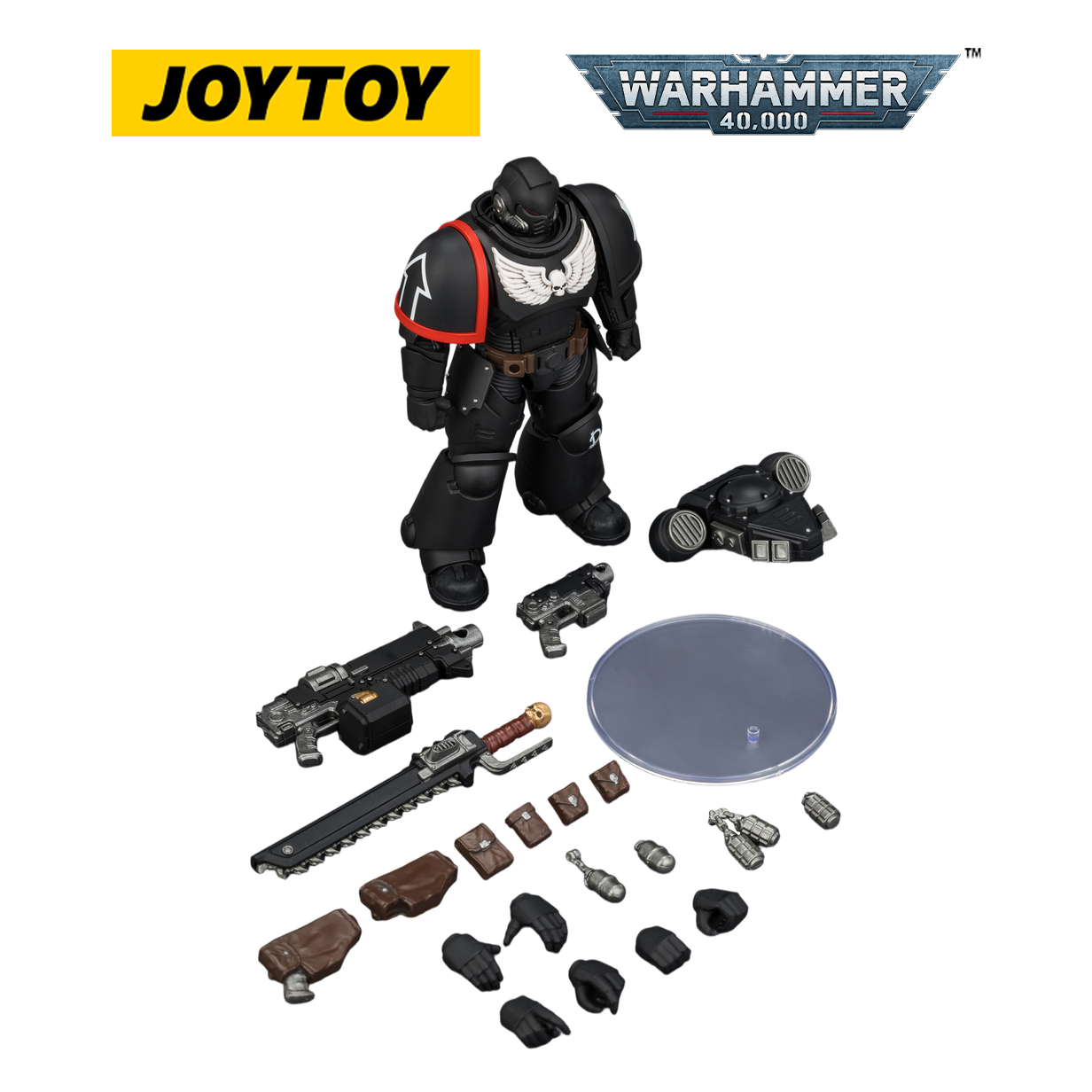 JOYTOY Warhammer 40,000 - Raven Guard, Intercessor (1/18 Scale)