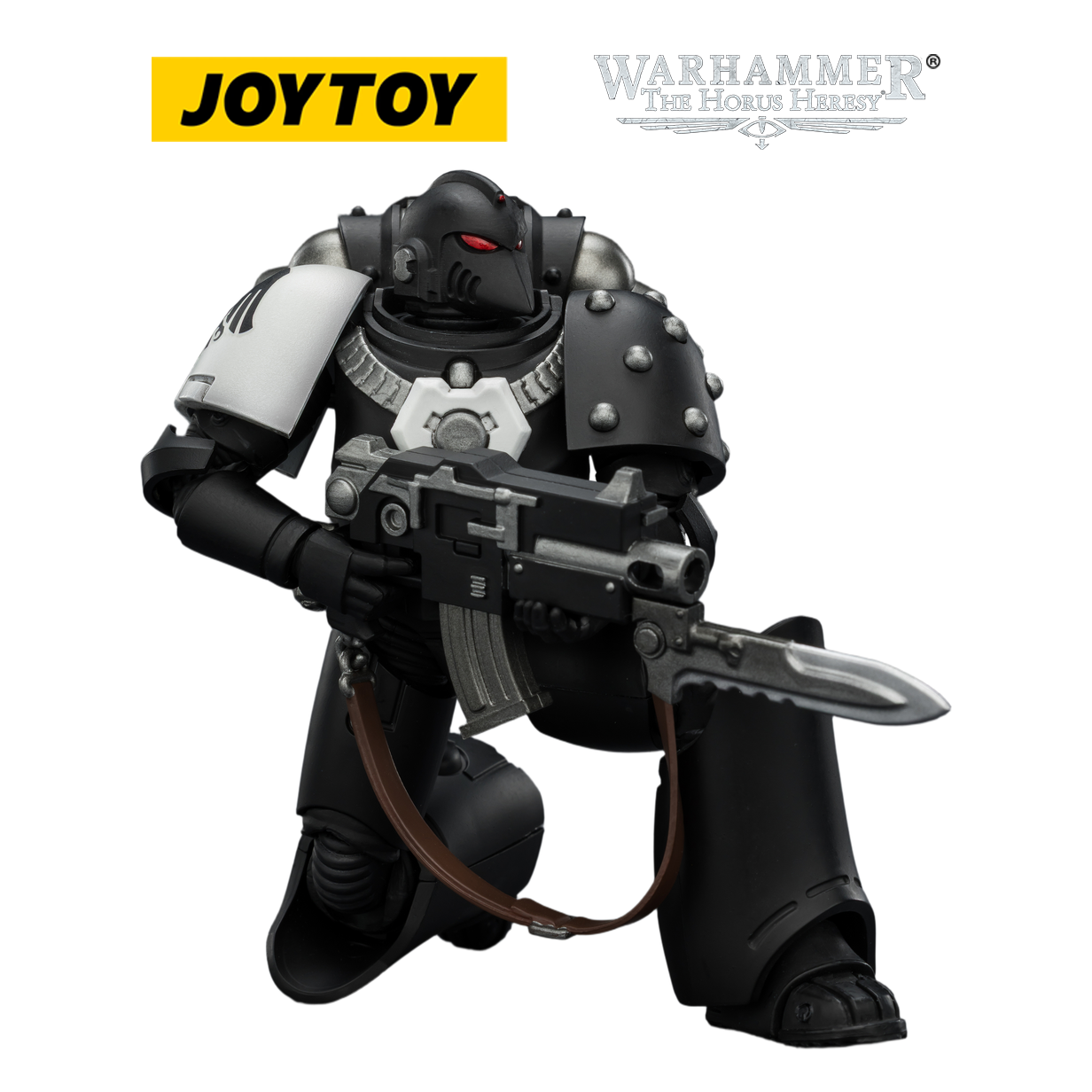 JOYTOY Warhammer The Horus Heresy - Raven Guard MkVI Sergeant with Power Sword, Bolter and Plasma Pistol (1/18 Scale) Preorder