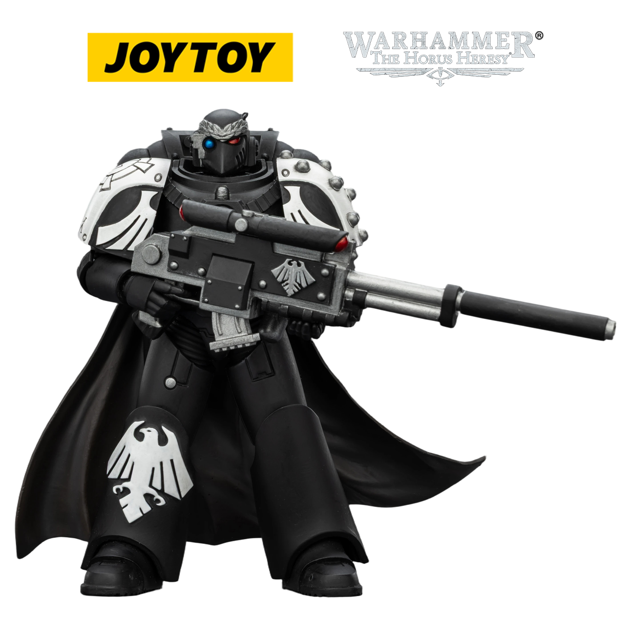 JOYTOY Warhammer The Horus Heresy - Raven Guard Mor Deythan with Nemesis Bolt Rifle (1/18 Scale) Preorder