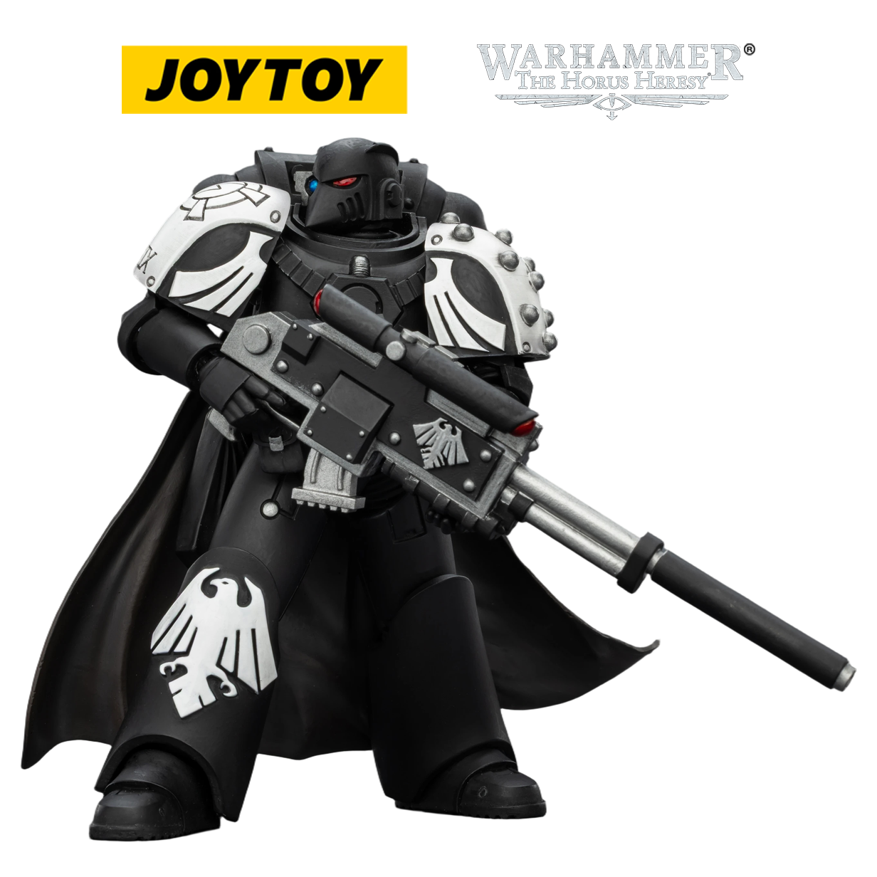 JOYTOY Warhammer The Horus Heresy - Raven Guard Mor Deythan with Nemesis Bolt Rifle (1/18 Scale) Preorder
