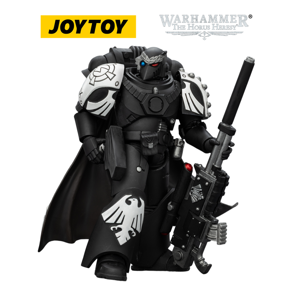 JOYTOY Warhammer The Horus Heresy - Raven Guard Mor Deythan with Nemesis Bolt Rifle (1/18 Scale) Preorder