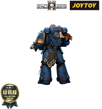 JoyToy Warhammer 40,000: Space Marine 2 Action Figure - Ultramarines, Sergeant Gadriel - Collector’s Edition (1/18 Scale)