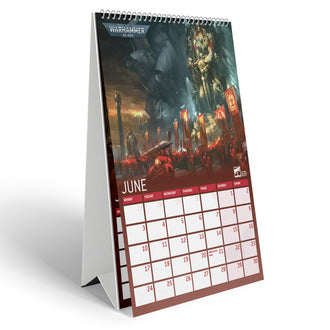 Blood Angels 2024 A5 Desk Calendar