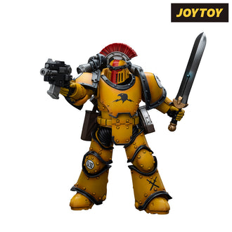 JoyToy Warhammer The Horus Heresy Action Figure - Imperial Fists, Legion Tactical Squad Sergeant with Power Sword (1/18 Scale)