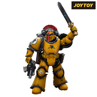 JoyToy Warhammer The Horus Heresy Action Figure - Imperial Fists, Legion Tactical Squad Sergeant with Power Sword (1/18 Scale)