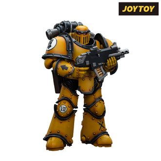 JoyToy Warhammer The Horus Heresy Action Figure - Imperial Fists, Legion MkIII Tactical Squad Legionary with Bolter (1/18 Scale)