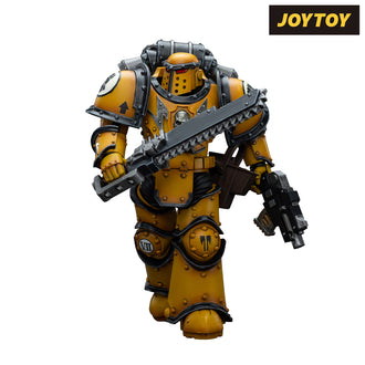 JoyToy Warhammer The Horus Heresy Action Figure - Imperial Fists, Legion MkIII Despoiler Squad Legion Despoiler with Chainsword (1/18 Scale)