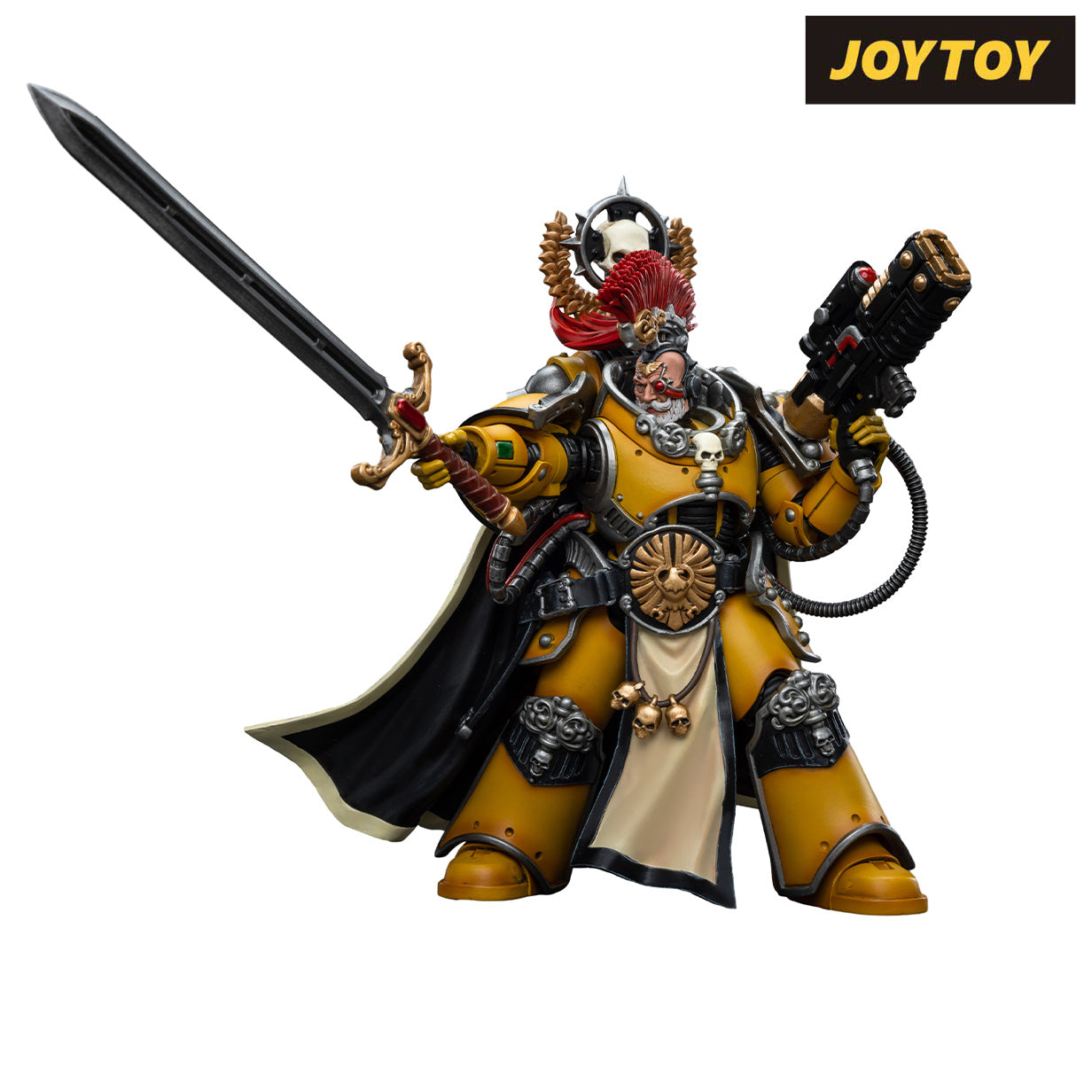 JOYTOY Warhammer 30k Horus Heresy Imperial Fists Legion Praetor in Tartaros Terminator Armour with Power Sword and Vigil Storm Shield 1 JOYTOY Warhammer 30k Horus Heresy Imperial Fists Legion Praetor in Tartaros Terminator Armour with Power Sword and Vigil Storm Shield 1