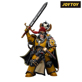 JoyToy Warhammer The Horus Heresy Action Figure - Imperial Fists, Legion Praetor with Power Sword (1/18 Scale)