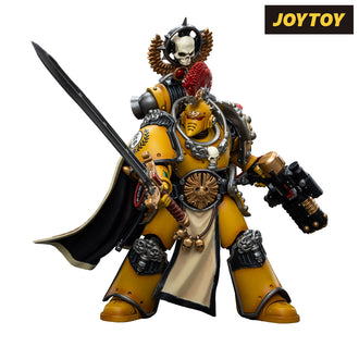 JoyToy Warhammer The Horus Heresy Action Figure - Imperial Fists, Legion Praetor with Power Sword (1/18 Scale)