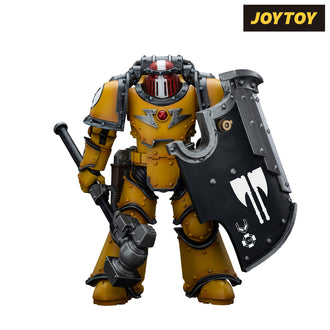 JoyToy Warhammer The Horus Heresy Action Figure - Imperial Fists, Legion MkIII Breacher Squad, Sergeant with Thunder Hammer (1/18 Scale)