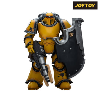 JoyToy Warhammer The Horus Heresy Action Figure - Imperial Fists, Legion MkIII Breacher Squad, Legion Breacher with Lascutter (1/18 Scale)