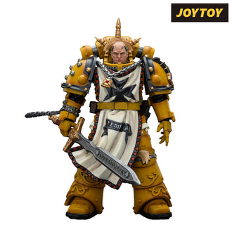 JoyToy Warhammer The Horus Heresy Action Figure - Imperial Fists, Sigismund, First Captain of the Imperial Fists (1/18 Scale)