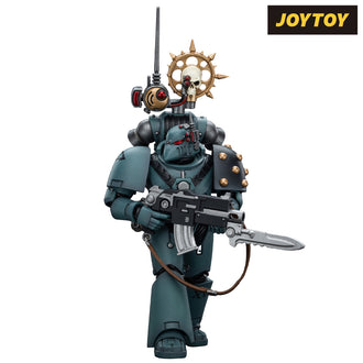 JoyToy Warhammer The Horus Heresy Action Figure - Sons of Horus, Legion MkVI Tactical Squad Legionary with Nuncio Vox (1/18 Scale)