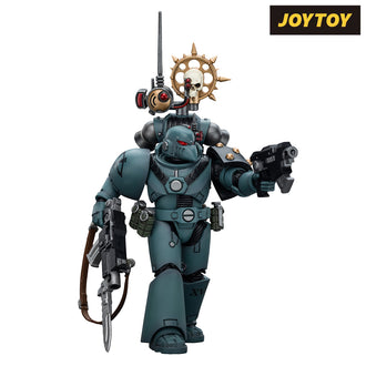 JoyToy Warhammer The Horus Heresy Action Figure - Sons of Horus, Legion MkVI Tactical Squad Legionary with Nuncio Vox (1/18 Scale)