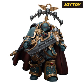 JoyToy Warhammer The Horus Heresy Action Figure - Sons of Horus, Legion Praetor with Power Axe (1/18 Scale)