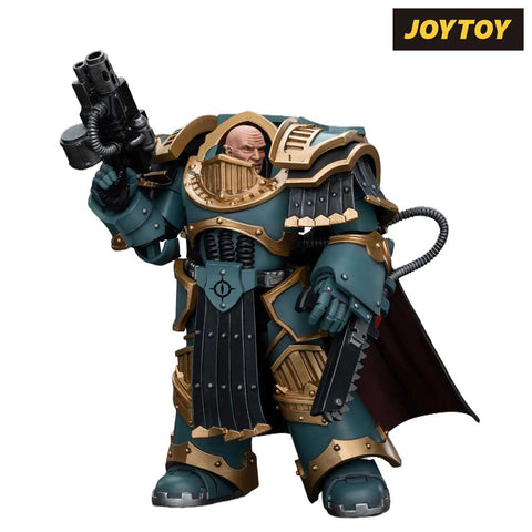 JoyToy Space marines - Sons of Horus - Legion Praetor with Power Axe 1/18 - The Horus Heresy JoyToy Space marines - Sons of Horus - Legion Praetor with Power Axe 1/18 - The Horus Heresy