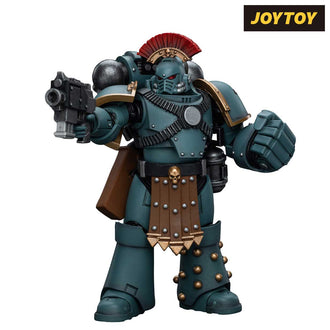 JoyToy Warhammer The Horus Heresy Action Figure - Sons of Horus, Legion MKIV Tactical Squad Sergeant with Power Fist (1/18 Scale)