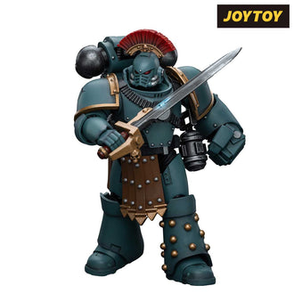 JoyToy Warhammer The Horus Heresy Action Figure - Sons of Horus, Legion MKIV Tactical Squad Sergeant with Power Fist (1/18 Scale)